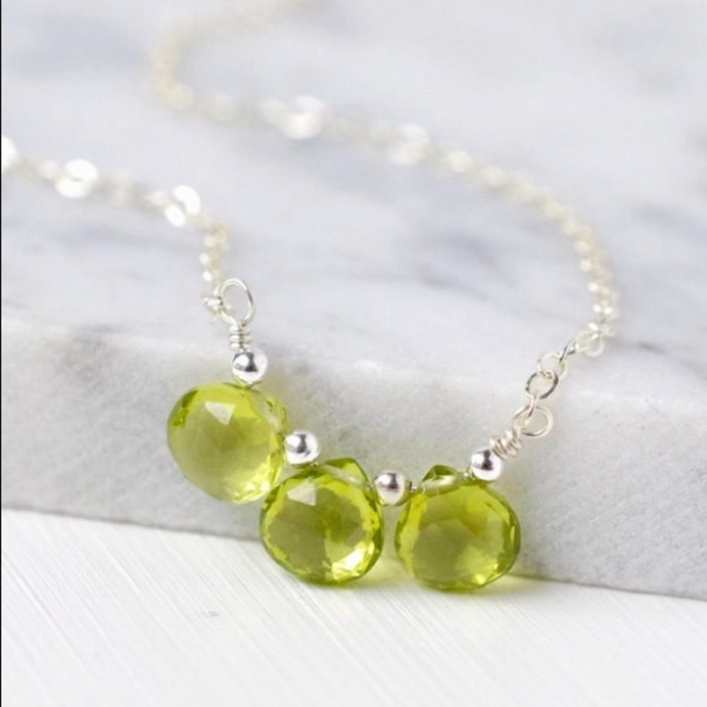 Natural Peridot Stone Pendant